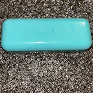 Tiffany & Co. Sunglasses Hard Case Clam Shell Turquoise Eyewear Holder